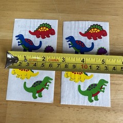 FMI Frances Meyer Inc Stickers Smiling Dinosaurs Sets 2 T-Rex Stegosaurus Read