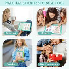 Sticker Organizer Binder Sticker Storage Album A5 Sticker Book Collecting Album