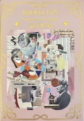 20 Pages of Individual Cut PET Stickers – Scrapbook & Journal – Collage Design