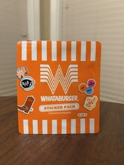 Whataburger Sticker Pack 2 of 5 Collectible 2026 Kids Meal Toy 8 Stickers Sealed