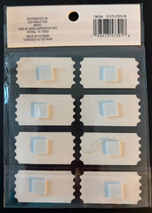 RECOLLECTIONS VALENTINE’S DAY ROMANCE TICKETS DIMENSIONAL STICKERS 8 PC