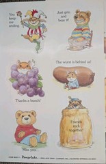 2 Sheets of VINTAGE Current, Inc. 2″ Stickers – WALLACE TRIPP – PAWPRINTS