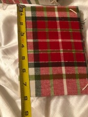 Plaid Fall Autumn Handmade Junk Journal
