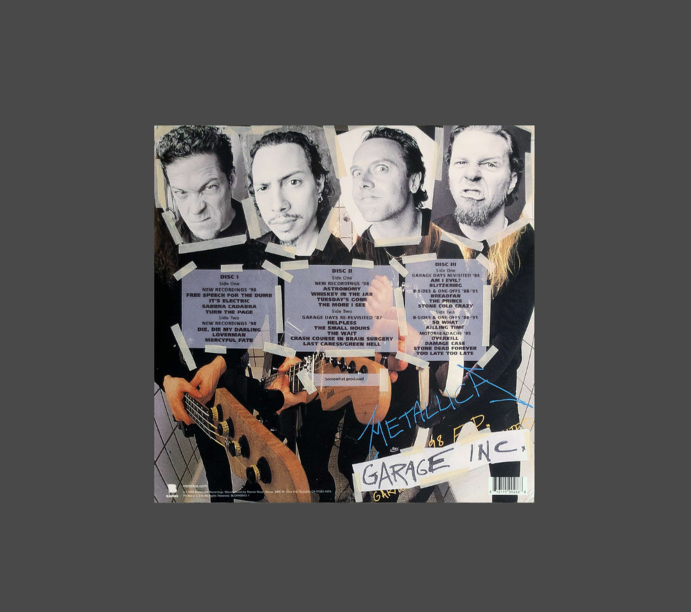 Garage Inc. updated Garage Days Re-Revisited Album Cover Sticker Decal