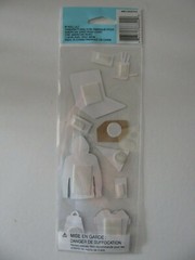 American Greetings COLLEGE Creative Touch 3D Stickers NIP
