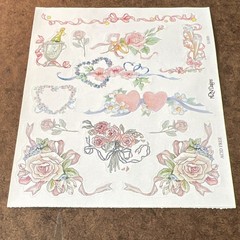 NRN Designs Roses Theme Scrapbooking Stickers Sheet, Multicolor, S1009
