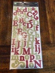NEW Lot Of 11 Sticker Letters & Numbers For Paper Crafting