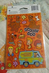 American Greetings Scooby-Doo & the Gang 102 Stickers (6 Sheets) with 2 Designs