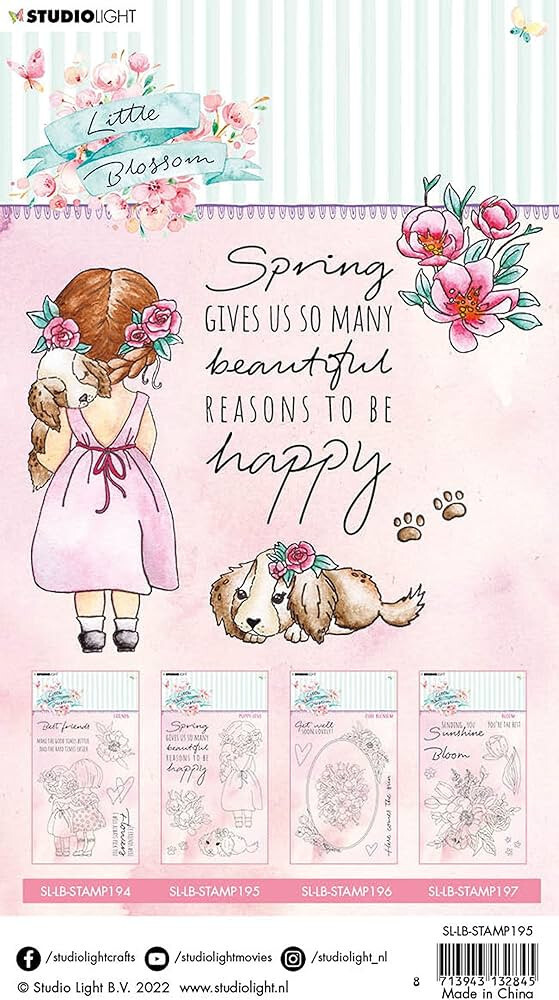 STUDIO LIGHT – ACRYLIC STAMPS – PUPPY LOVE