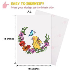 HTVRONT Printable Heat Transfer Vinyl – 20 Pack Heat Transfer Paper for T Shi…