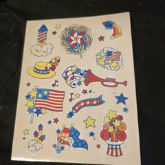 Massive Lot Of Vintage Stickers 18 Sheets -Hallmark AGC Gibson- Letters Sayings