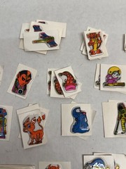 HUGE Lot Vintage 80’s Stickers ~ Qty 72 Stickers Made In Taiwan