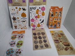 Halloween and Fall Themed Sticker Pack Assortment