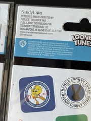 Looney Tunes Set Of 2 New 4 Sheet SandyLion France Shiny Stickers Bugs Bunny