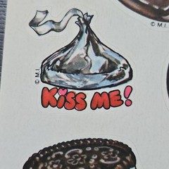 Rare 1980 Vintage Mark I Chicago SS9 Chocolat Sticker Sheet Cute