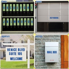 288 Pcs 18 Sheets Letter Stickers,Self Adhesive Waterproof 3 Inch Mailbox Num…
