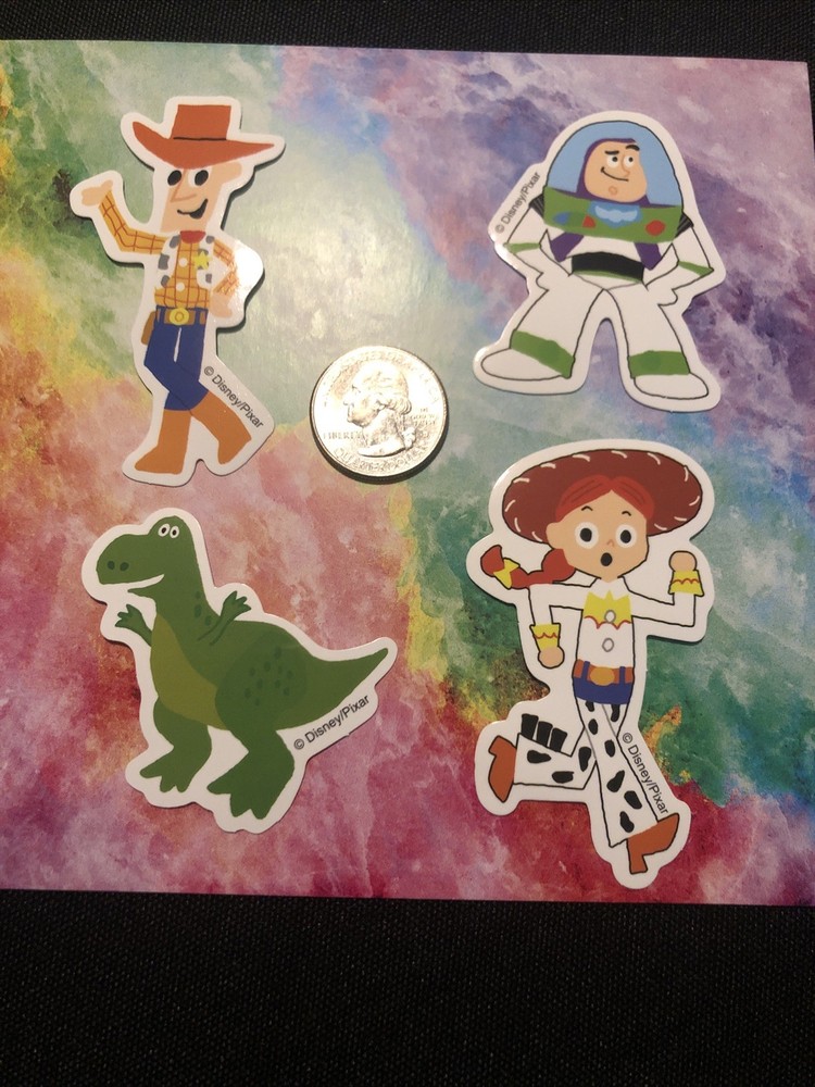 Disney Stickers – Disney Toy Story Lot of 4 Stickers.