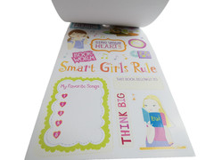 American Girl Crafts Pad 476 Stickers Girls Animals Words Multicolor Designs