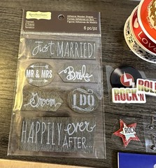 Mixed Lot Scrapbooking Supplies Junk Journaling Papers Stickers Washi