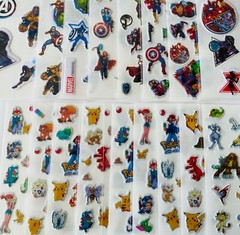575+ Stickers Mxd Themes, Cat In the Hat, Mickey Mouse, Bluey, Disney Themes +
