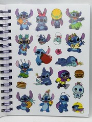 Stitch Mini Journal, Activity Set, Coloring Book, Crayons, Pens & Sticki Rolls
