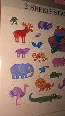 Vintage Hallmark Stickers Noah’s Ark Stick-R-Treats 2 Sheets New Pack READ