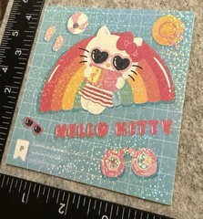 Pipsticks Sanrio Hello Kitty Beach Pool Summer Stickers Pipstickers