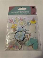 Jolee’s Boutique «Expecting» Dimensional Stickers (6pcs) Fast FREE Ship!