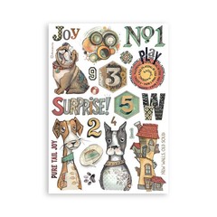 Stamperia Furry Friends – A5 Washi Pad, SBW25