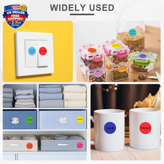 3500 Pcs Colored Dot Stickers, 3/4″ Label Sticker round Color Coding Labels