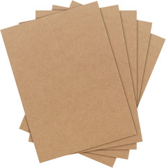 200 Packs 5 X 7 Inches Chipboard Sheets, 0.04 Inch(1Mm) Thick Brown Kraft Cardst