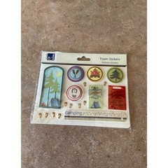 Adornit Carolees Creations Outdoor Goodies Foam Stickers Camping Scrapbook New