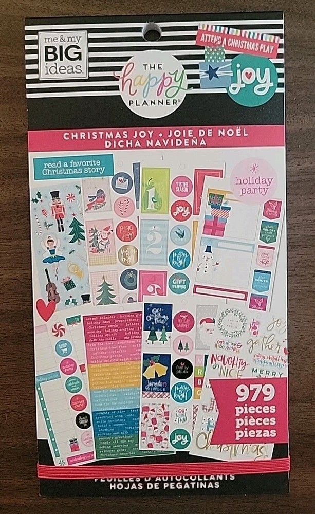 Happy Planner me &my BIG ideas Christmas Joy Sticker Book 979 Pieces