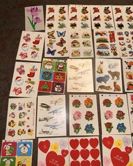Vintage 1970s-90s Lot Of 30+ Stickers Mixed Brands – Dennison – And More !!