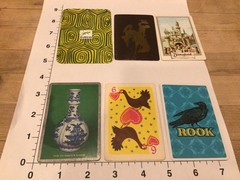 Playing Cards Mixed Lot of 6 ATC Swaps/Junk Journals/Scrapbooks/Crafts