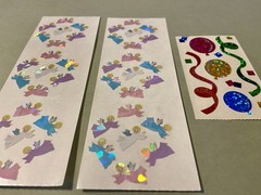 Lot of Vintage Sandylion Stickers! Prismatic, Fuzzy, Kromekote, Epoxy, Borders