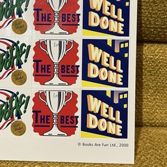 Sticker Sheet School Test Rewards 2000s Nostalgia Stationery Vintage New