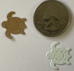 MINI SEA CREATURES Die-Cut Set(16pc)Starfish•Turtle•Crab •Ocean•Jellyfish•Whale•