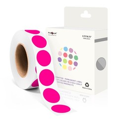 PARLAIM 3/4 Inch Circle Sticker Labels,1000 Stickers Adhesive Round Color Cod…