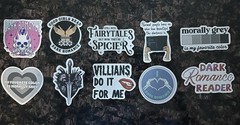 Dark Romance Reader Stickers Set Of 10