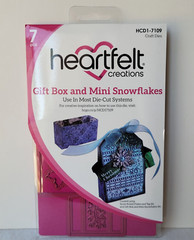 Heartfelt Creations Gift Box and Mini Snowflakes HCD1-7109 Craft Dies Brand New