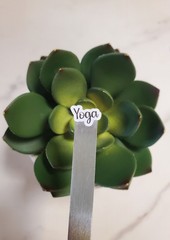 Yoga Text Stickers for Calendars, Planners and Journals