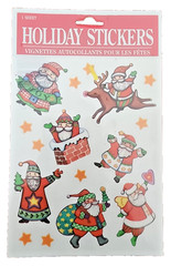 Sealed Vintage Paper Magic Group Santas Sticker Pack