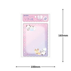 Kamiojapan Sticker Binder Refill Mochimochi Panda 227459