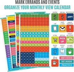 Comprehensive Planner Sticker Set: 1900+ Icons for Active Family Schedules