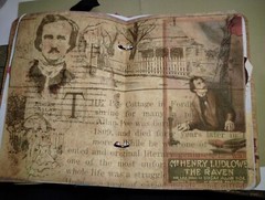 Edgar Allen Poe Junk Journals Scrapbook USA Seller
