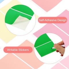 120 Sheet Label Stickers 3 x 2 Inch Rectangle Coding Labels for Office, Green