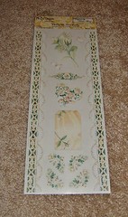 NRN Designs Vellum Sticker Sheet ~ White Rose w/ Borders