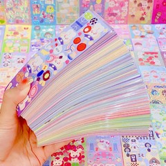 ✨ Kawaii Sticker Pack Cartoon Laser Scrapbooking Journals DIY School Supplies 📒