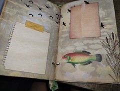 Pond Life Junk Journal Scrapbook USA Seller
